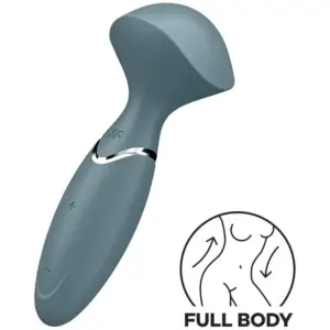 Satisfyer - Mini Wand-er gris: Placer Compacto para Todos