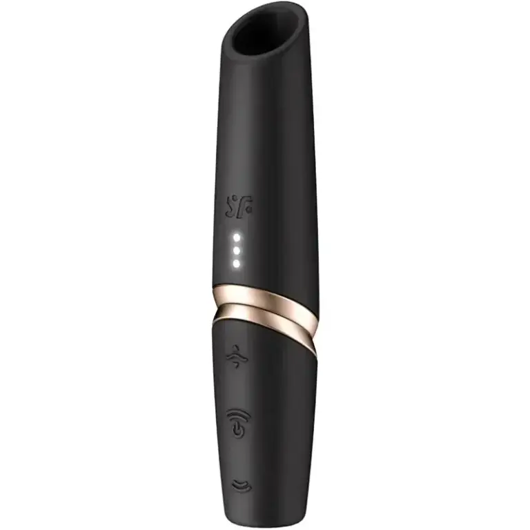 SATISFYER - Perfect Kiss Estimulador Clítoris por Ondas Negro/Dorado