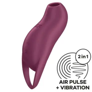 Satisfyer - Pocket Pro 1 Estimulador Clítoris Granate Premium