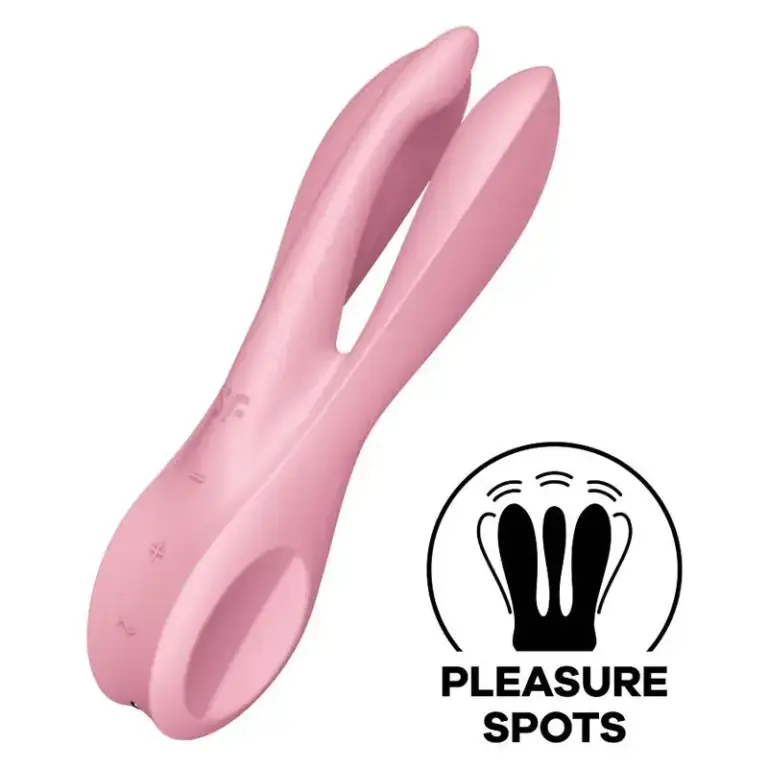 Satisfyer - Threesome 1 Vibrador Rosa: El placer de un trío en tus manos