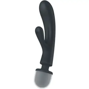 SATISFYER - TRIPLE LOVER Vibrador Rabbit Premium Gris