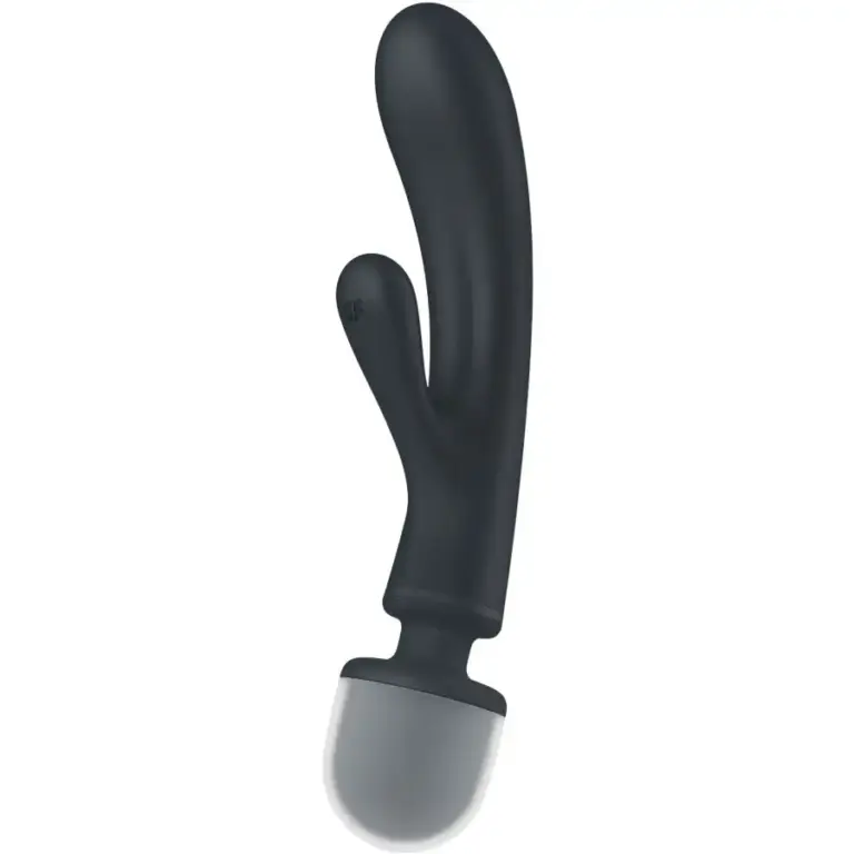 SATISFYER - TRIPLE LOVER Vibrador Rabbit Premium Gris