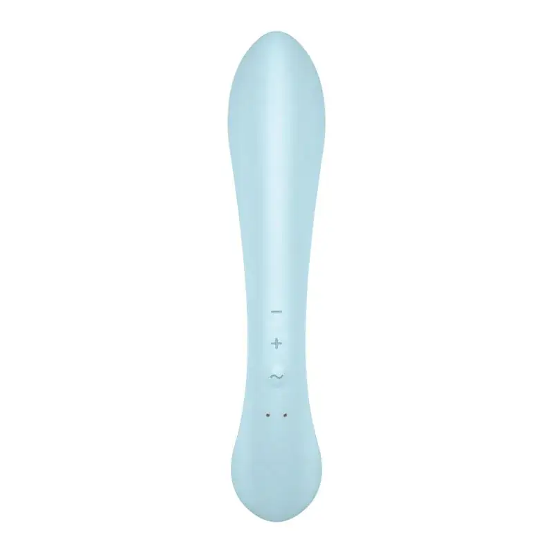 Satisfyer - Triple Oh Vibrador Híbrido Azul - Imagen 2