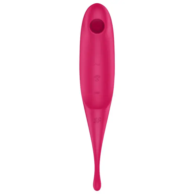 Satisfyer - Twirling Pro Estimulador y Vibrador Rojo - Imagen 2