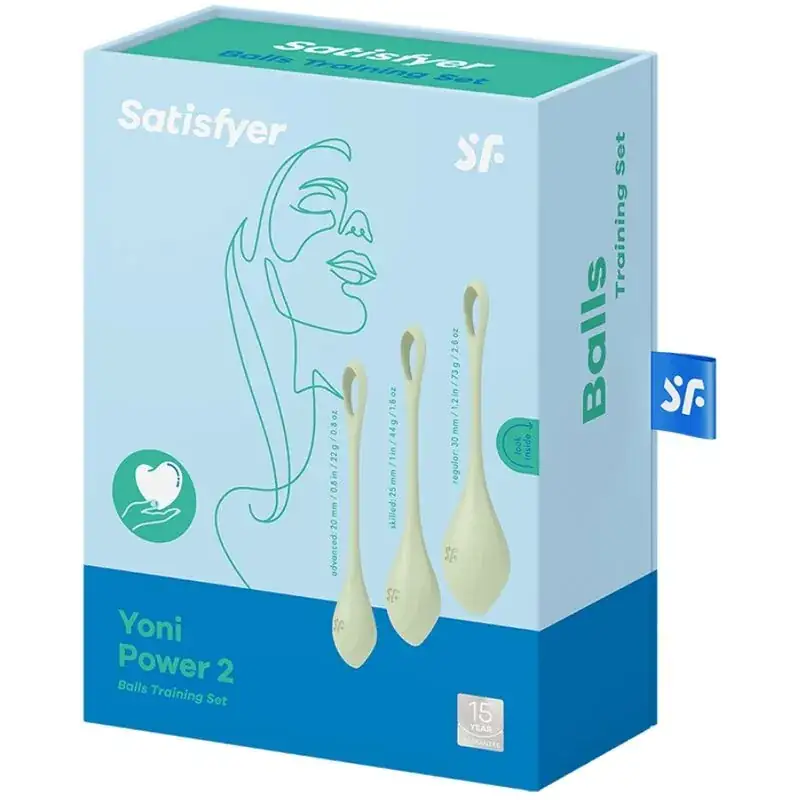 Satisfyer - Yoni Power 2 Kit de Entrenamiento Verde para Orgasmos Intensos - Imagen 3
