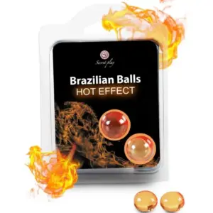 SECRETPLAY - Brazilian Balls Efecto Calor 2 Unidades para Placer Infinito