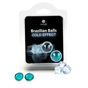 SECRETPLAY - Brazilian Balls Efecto Frío 2 Unidades para Placer Intenso