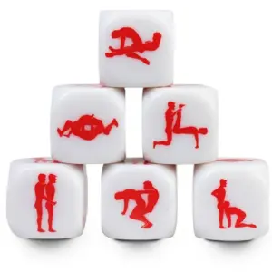 SECRETPLAY - Dado Kamasutra Gay 25 mm para Momentos de Placer