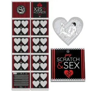 SECRETPLAY - Scratch & Sex Juego Parejas Gay: Diversión Erótica y Nuevas Posturas