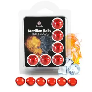 SecretPlay - Set 6 Brazilian Balls Efecto Frío y Calor