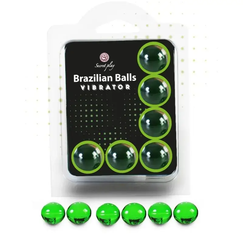 SECRETPLAY - Set 6 Brazilian Balls Vibrator para Placer Sensacional