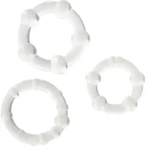 SEVEN CREATIONS - Anillos Pene Transparentes Premium para Erecciones Duraderas