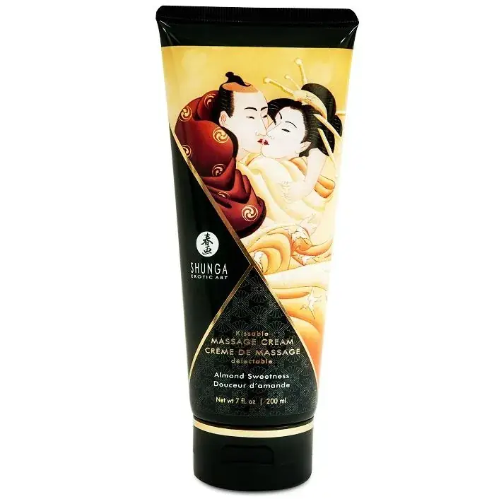 SHUNGA - Crema Masaje Almendra Dulce 200 ML para Momentos Sensuales