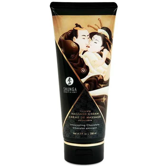 SHUNGA - Crema Masaje Chocolate 200 ML para Momentos Íntimos