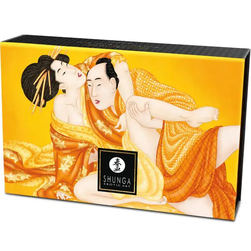 SHUNGA - Kit Polvos de Masaje Comestible Mango para Momentos Sensuales - Imagen 4