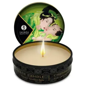 SHUNGA - Mini Caress by Candlelight Vela Masaje Té Verde 30 ml