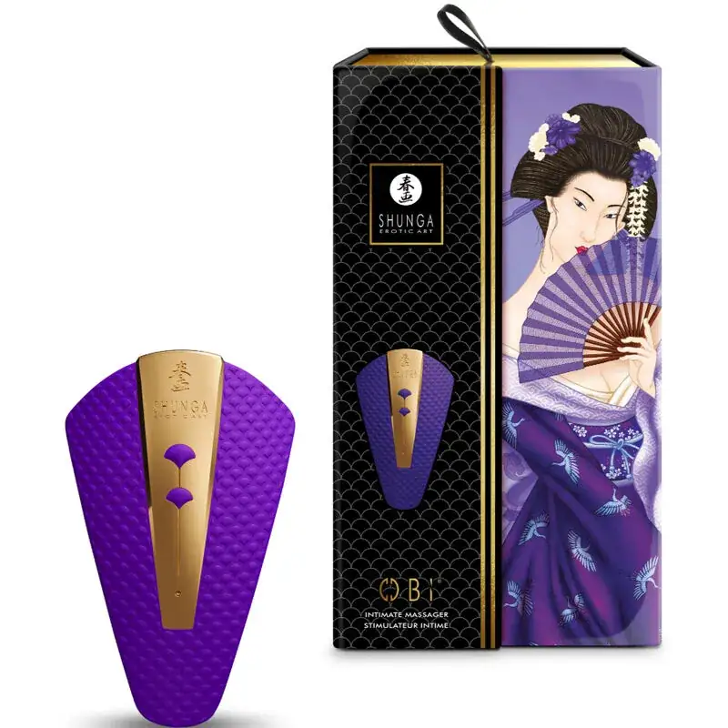SHUNGA - OBI Masajeador Íntimo Violeta para Placer Avanzado - Imagen 4