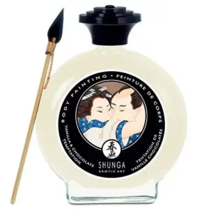 SHUNGA - Pintura Corporal Comestible de Vainilla y Chocolate Premium
