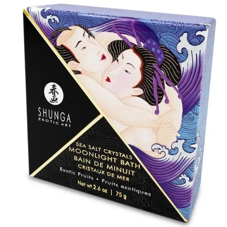 Shunga - Sales de baño aromatizadas Exotic Purple 75 gr - vista principal