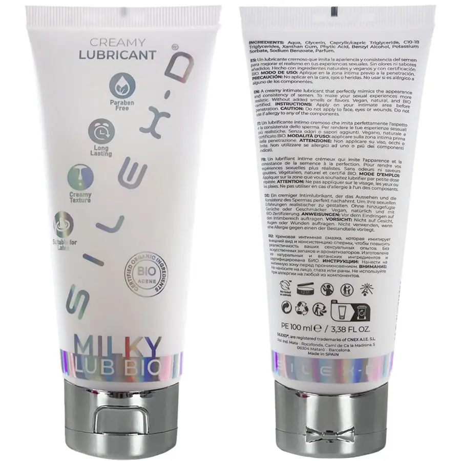 SILEXD - Lubricante Bio Cremoso Profesional 100 ml - Imagen 3
