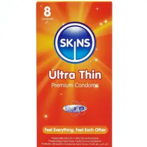 SKINS - Ultradelgados preservativos premium pack 8