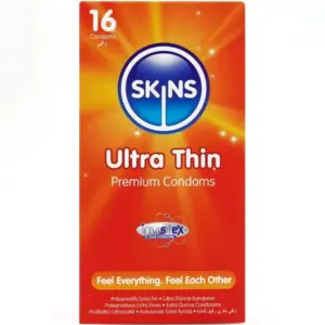 SKINS - Ultrafinos preservativos premium pack 16