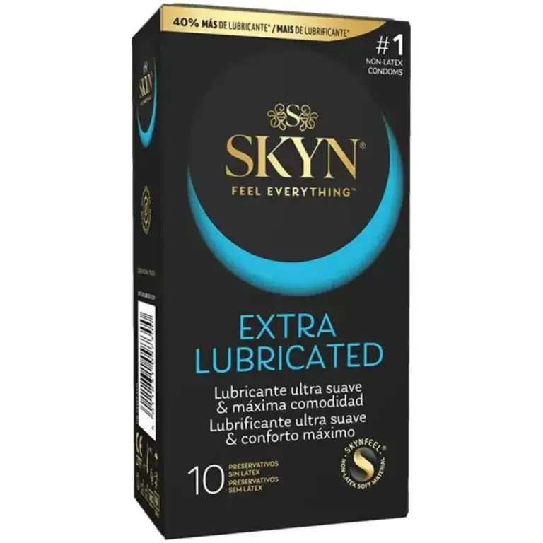 SKYN - Preservativo Extra Lubricado 10 Unidades para una Experiencia Única
