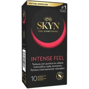 SKYN - Preservativo Intense Feel Textura Ondulada 10 Unidades