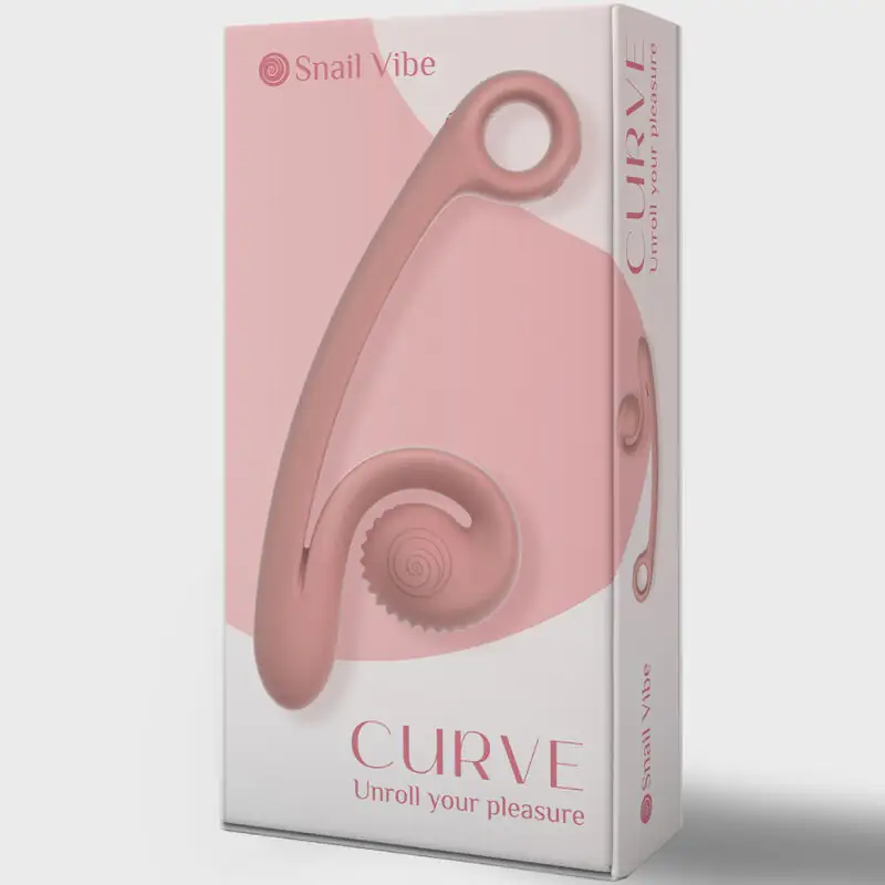 Snail Vibe - Vibrador Curve Naranja para Estimulación del Punto G - Imagen 4
