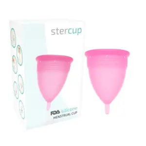 STERCUP - Copa Menstrual de Silicona Rosa Talla S
