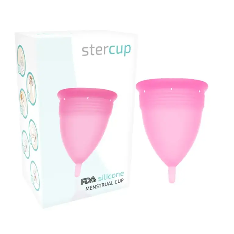 STERCUP - Copa Menstrual de Silicona Rosa Talla S