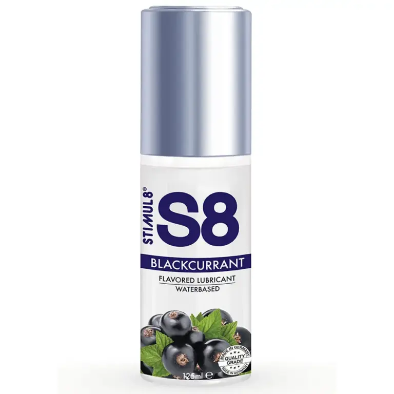 STIMUL8 - S8 Lubricante de Arándanos 125 ML - Suavidad y Sabor Irresistible