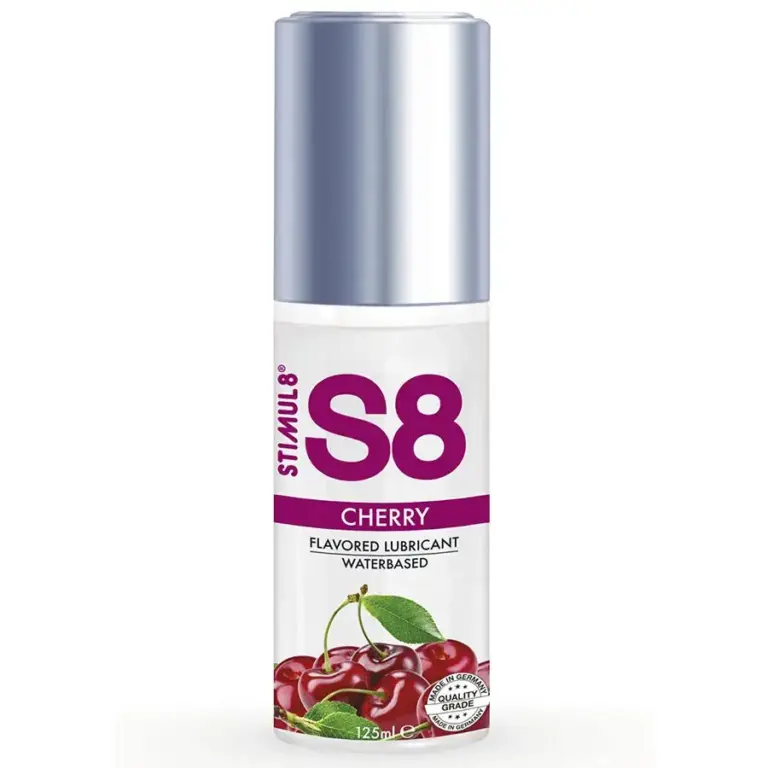 STIMUL8 - S8 Lubricante de Cereza 125 ml para Placer Intenso