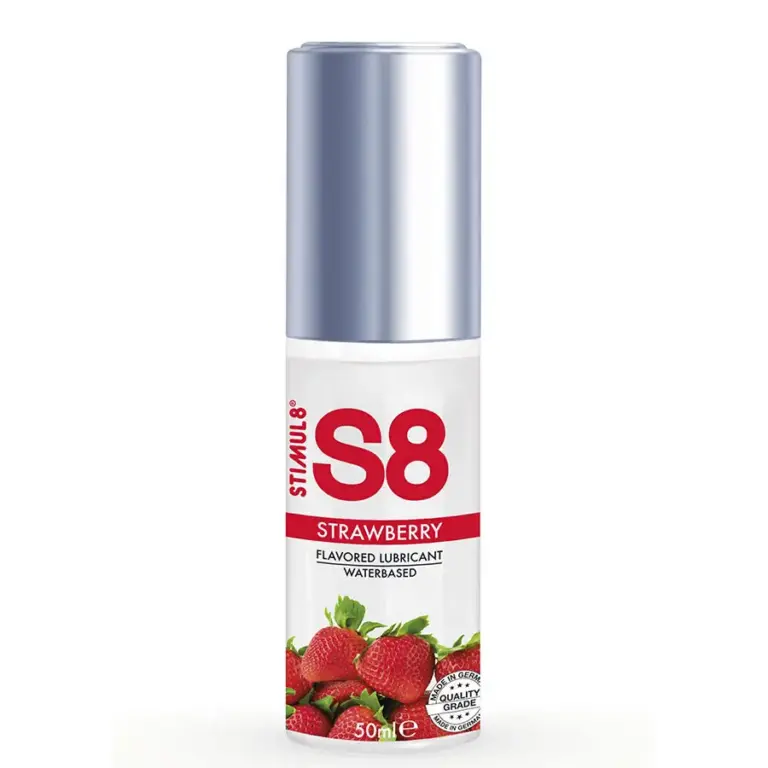 STIMUL8 - S8 Lubricante de Fresa 50 ml para un Placer Dulce y Sensual