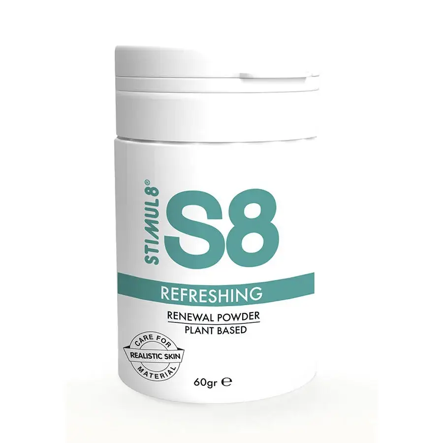 STIMUL8 - S8 Polvo Renovador Natural 60g para Juguetes Eróticos