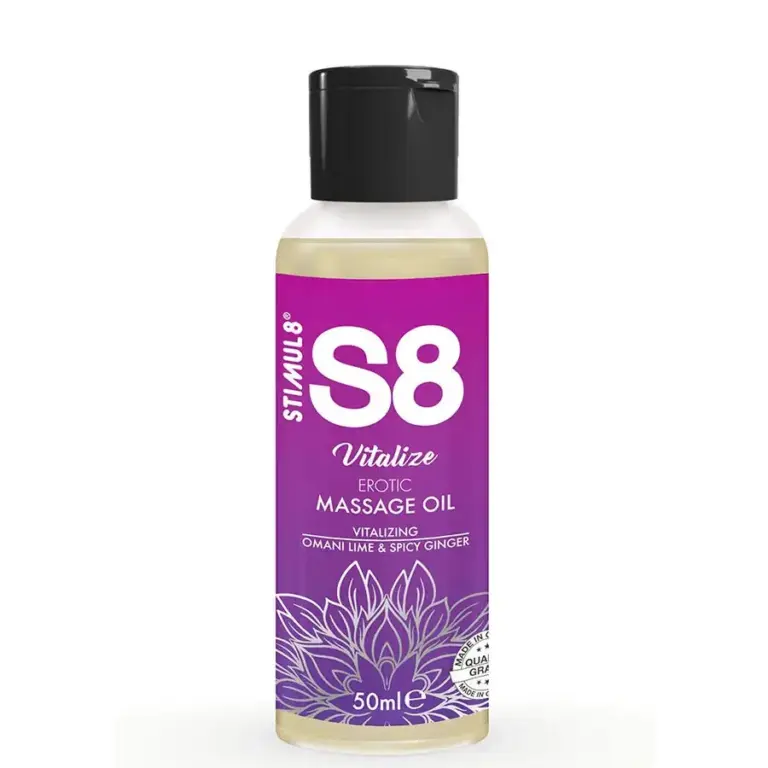 STIMUL8 - S8 Vitalize Aceite de Masaje Erótico Lima 50 ml