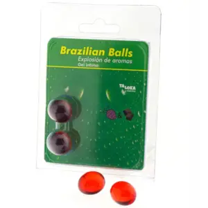 TALOKA - Brazilian Balls Gel Íntimo Fresa & Chocolate 2 Bolas