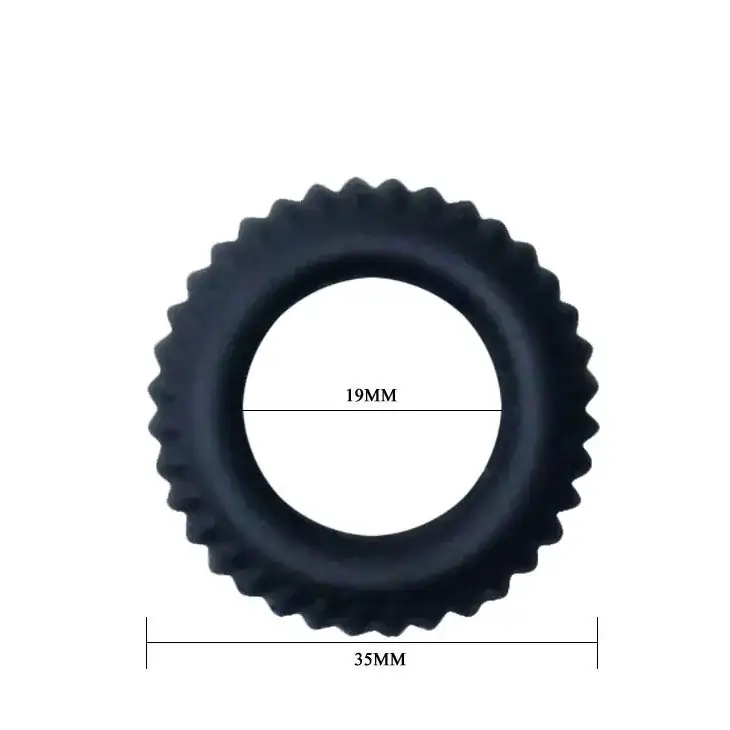 Titan Cockring Black 1.9 CM - Anillo de Sujeción para Placer Intensificado - Imagen 4