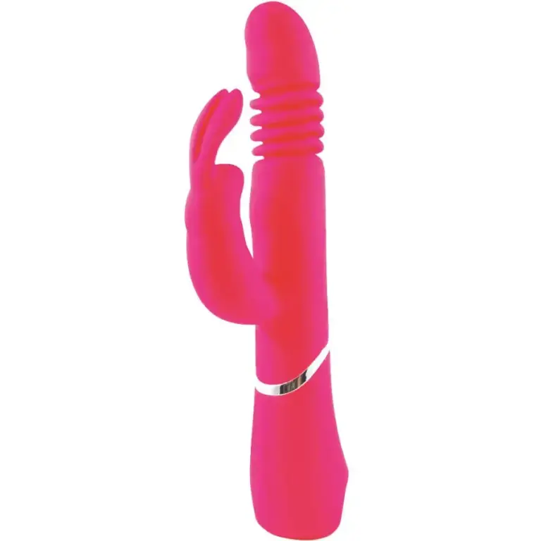 Treasure Missouri - Vibrador silicone rosa con movimiento inteligente