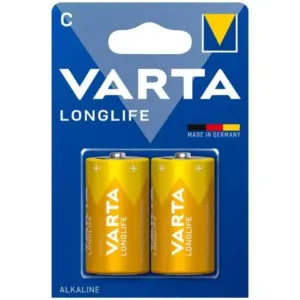 VARTA - Pila Alcalina C LR14 Blister*2: Energía Confiable y Duradera