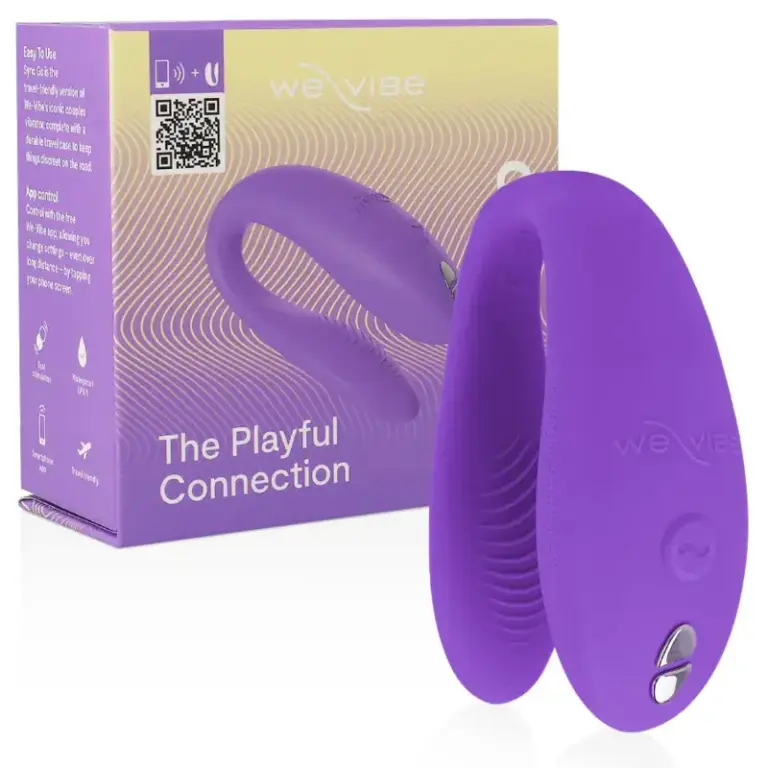 We-Vibe - Sync Go Estimulador Dual Violeta para Parejas
