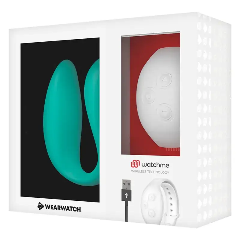 WEARWATCH - Vibrador Dual Technology Watchme Agua Marina/Níveo - Imagen 5
