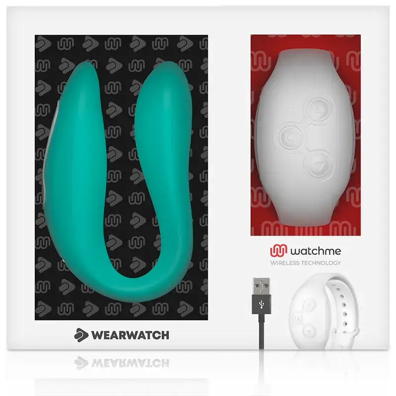 WEARWATCH - Vibrador Dual Technology Watchme Agua Marina/Níveo - Imagen 6
