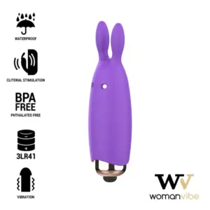 WOMANVIBE - BUGSY Estimulador Rabbit Silicona: Placer a tu Alcance
