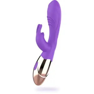 Womanvibe - Vibrador Rabbit Recargable de Silicona para el Placer Femenino