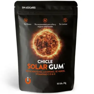 WUG GUM - Chicle Solar Bronceado con Betacaroteno y Vitaminas