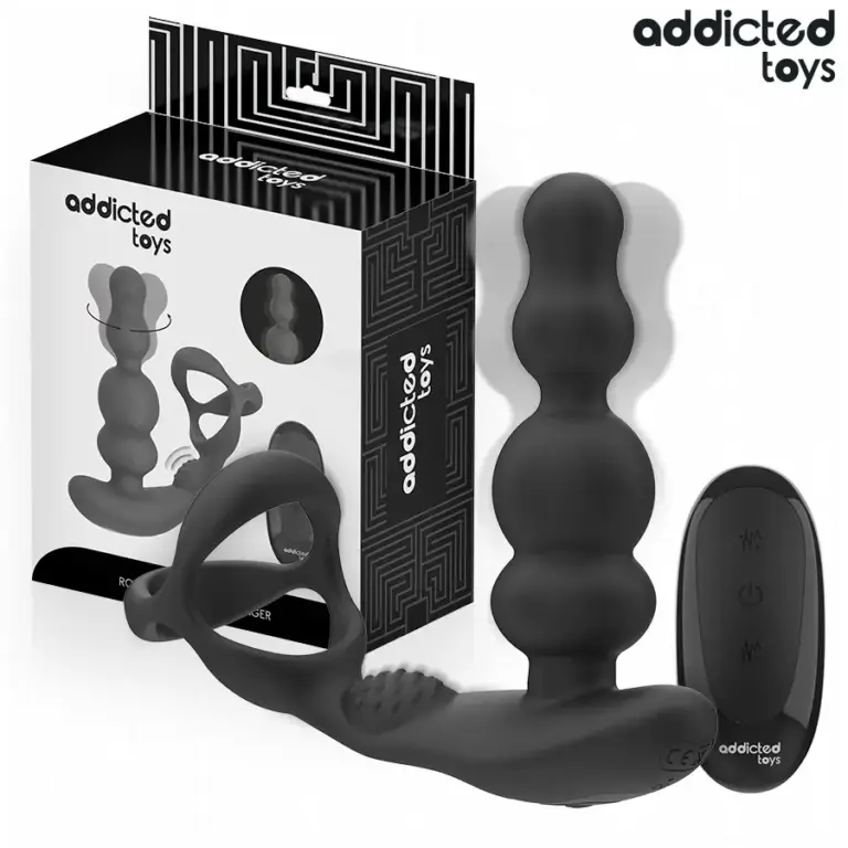 ADDICTED TOYS - Masajeador Prostático Rotatorio Premium Control Remoto