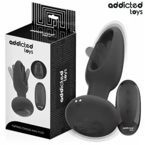ADDICTED TOYS - Plug Anal con Lengua Vibradora y Control Remoto