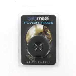 BATHMATE - Anillo Pene Gladiator Negro Premium Resistente