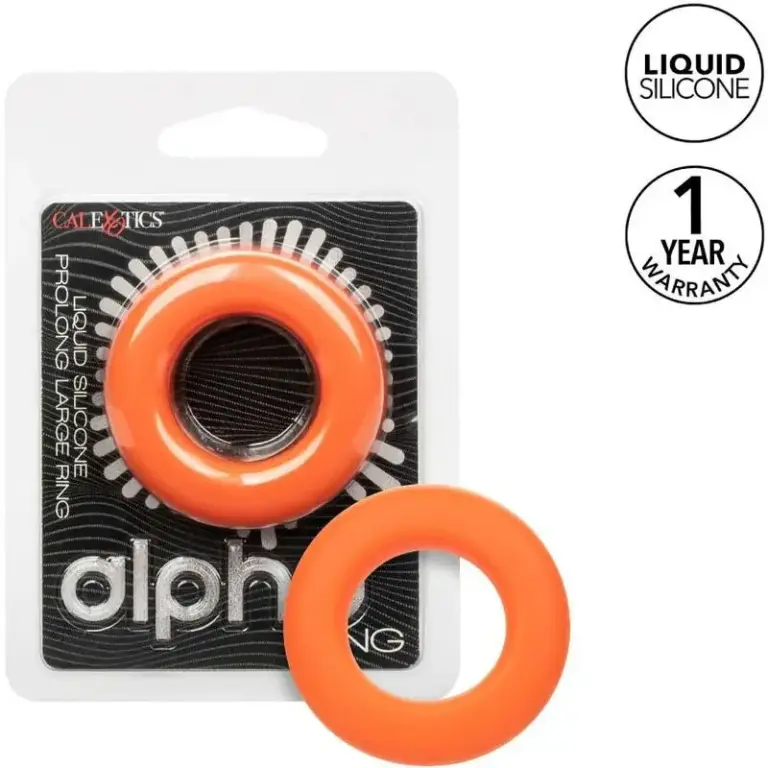 CALEXOTICS - Alpha Anillo Prolong Grande Naranja Premium